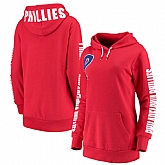 Women Philadelphia Phillies G III 4Her by Carl Banks 12th Inning Pullover Hoodie Red,baseball caps,new era cap wholesale,wholesale hats
